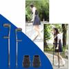 1 Pair Forearm Crutches, Turning Arm Cuffs and Crutches Support Legs After Injury or Surgery, Adjustable Height Walking Aid view 3