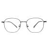 LAMBBAA Blue Light Blocking Reading Glasses Small Face Computer Fashionable Lightweight Retro Metal Frame Women Men(gray,+0.75 Magnification view 1