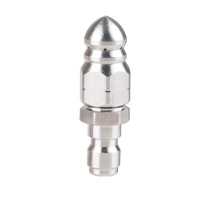ZSYTF Stainless Steel Sewer Cleaner Resistant Nozzel High Pressure Pipe Cleaning Tool 1/4inch for Long Lasting Use Water Pipe Flushing