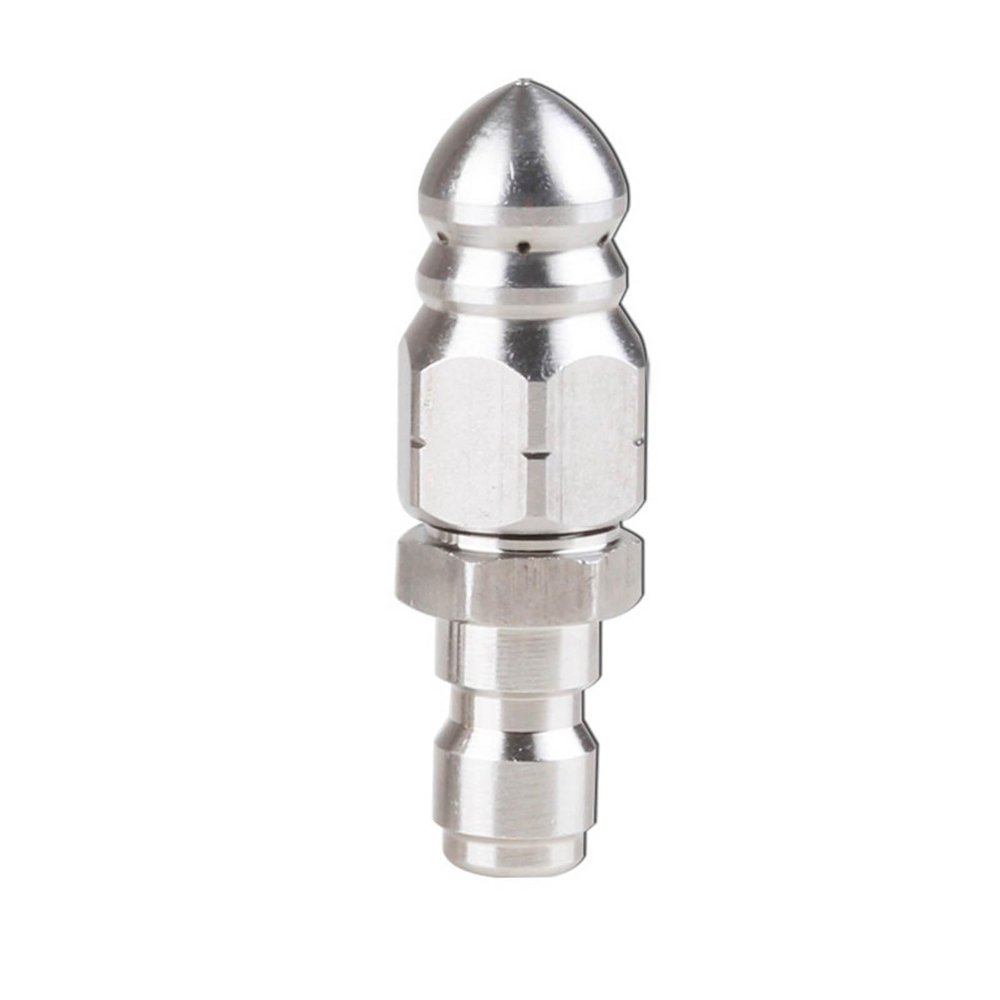 ZSYTF Stainless Steel Sewer Cleaner Resistant Nozzel High Pressure Pipe Cleaning Tool 1/4inch for Long Lasting Use Water Pipe Flushing
