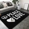 Peace Love Physical Therapy Anti Slip Carpet 80x58in Suitable for Family Bedrooms or Offices view 3