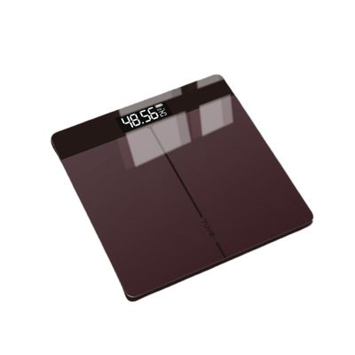 HRYHWASE High Accuracy Digital Bathroom Scale, Smart Bathroom Weighing Machine, Weighing Machine for Fat BMI Muscle Composition,Brown