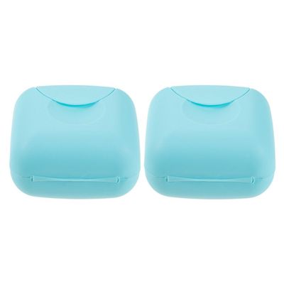Healvian 2Pcs Case Plastic Period Storage Case Period Holder Disc Cleaner Diva Carrier for Travel