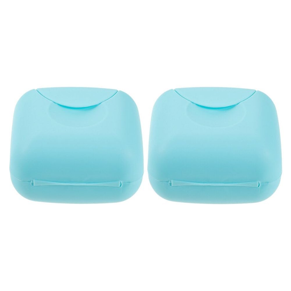 Healvian 2Pcs Case Plastic Period Storage Case Period Holder Disc Cleaner Diva Carrier for Travel