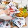 Moinchore 200 Pcs Funny Cat Diving Disposable Guest Towels for Bathroom Teal Blue Decorative Paper Hand Towels Coastal Guest Napkins Sea Ocean Dinner Napkins for Baby Shower Holiday Party Supplies view 4