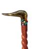 Antique Brass Nautical Designer Walking Stick Men & Women Canes and Wooden 37 inch Handle Natural Wood Rosewood (OPMJ) view 3