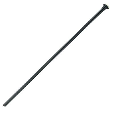 0.375 x 20 in. Flat Head Toilet Supply Riser, Matte Black