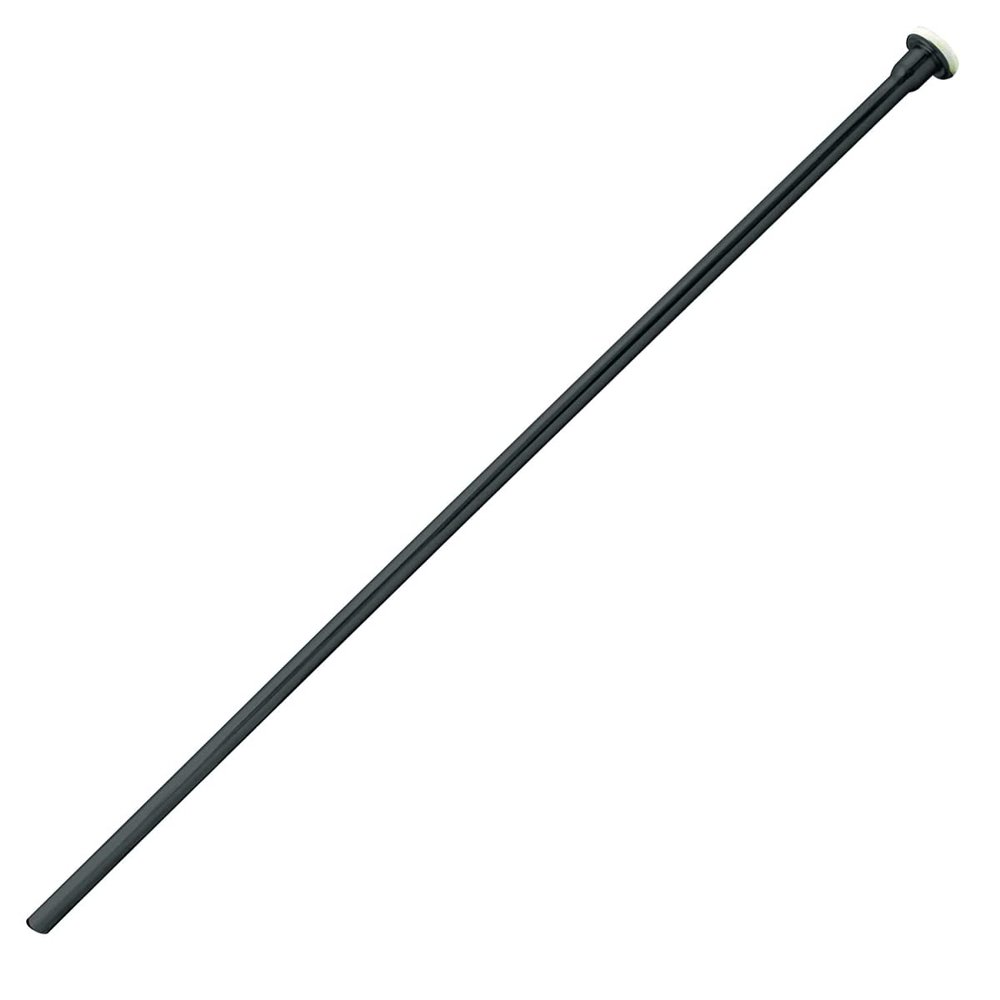 0.375 x 20 in. Flat Head Toilet Supply Riser, Matte Black