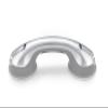 11.5 x 4 x 4 in. Chrome Plastic Suction Cup Grab Bar, 2PK view 1