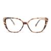 SA106 Retro Womens Classy Oversized Rectangular Cat Eye Reading Glasses Tortoise +4.00 view 2