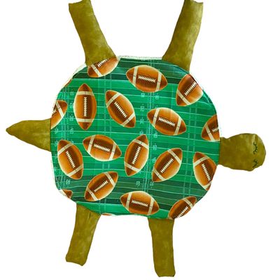 Kitchen Turtle Mop for Small Kitchen Spills, Color - Football Fabric