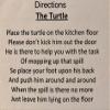 Kitchen Turtle Mop for Small Kitchen Spills, Color - Football Fabric view 2