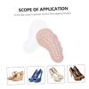 Mobestech 6pairs Cushioned Feel Insoles for Women Footcare Pads -Foot Half Pad Shoe Inserts for Reduced Heel Slippage view 3