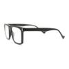 SA106 Stylish Classy Squared Rectangle Horn Rim Plastic Fashion Reading Glasses All Brown +2.00 view 3
