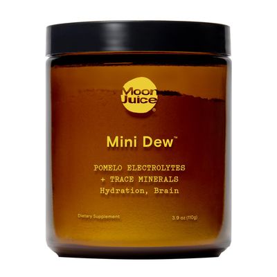Moon Juice Mini Dew Electrolytes Powder - Sugar Free Minerals & Electrolyte Hydration Powder for Instant Hydration & Brain Support - Magnesium, Calcium, Potassium, Pink Salt, Pomelo, 30 Servings