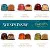 OMNIYA Delicacy Chocolate Galaxy Bonbon Box 20 Artisan Bonbons with Gourmet Fillings Pistachio, Hazelnut, Coffee, Cheesecake & Lemon Luxury Gift Box for Special Occasions, 12.5 oz view 2
