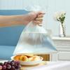 OausTect 14" X 20" Plastic Produce Bag on a Roll, Clear Food Storage Bags for Fruits Vegetable, 350 Bags/Roll (2 Rolls) view 4