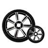 2 Pcs 16 Inch Wheelchair Rear Wheels Replacement Parts, 16x2.125 PU Inflatable/Solid Tire with Aluminum Alloy Wheel for Most Electric Wheelchairs (Size : 16x2.125B) view 1