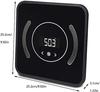 WEedsy Weight Scale, Body Bathroom Scale, Digital Electronic Scale with Step-On Technology, 6mm Tempered Glass Easy Read Backlit LCD Display, 400 Pounds, Black view 2