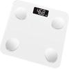 WEedsy Digital Body Weight Bathroom Scale Weighing Scale, Backlit Display, 400 Pounds, Glass, USB Charging Electronic Weighing view 1