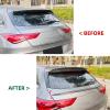 Roof+Rear Trunk Spoiler Wing for Benz CLA Class X118 CLA35/45 AMG 2019-2023 Black view 3