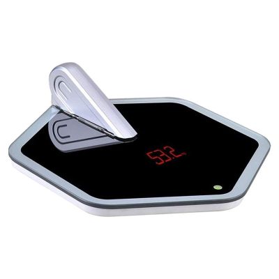 WEedsy Digital Body Weight Bathroom Scale, Large Red LCD Backlight Display,330 Pounds