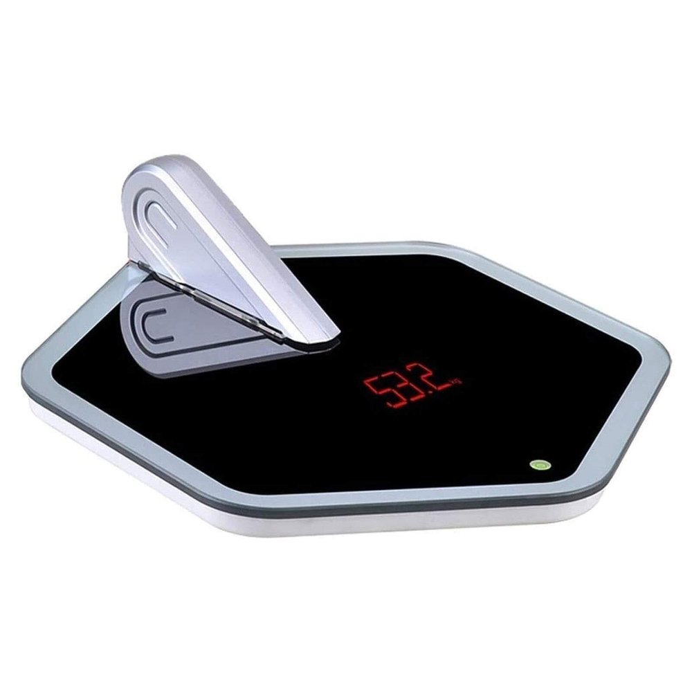 WEedsy Digital Body Weight Bathroom Scale, Large Red LCD Backlight Display,330 Pounds