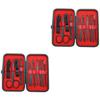 Mipcase 2sets Professional Pedicure Kit Men Women Nail Clippers Cuticle Cutter Manicure Tool for Easy Nail Grooming view 1