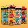 Farmley Makhana Gluten Free Roasted & Flavoured Puffs Fox Nut Water Lily Pops Popped Lotus Seed Pack of 4 90g each (Peri-Peri, Salted, Mint, Tangy Tomato) Daily Nutritious Snack 12.70 Ounce view 4