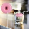 Beufee USB Donuts Humidifier, Cute Mist Humidifier Atomization Spray Humidifier Floats on The Water for Home Office Car(Pink) view 2
