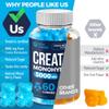 Vita Guard 5000mg Creatine Monohydrate Gummies Formula for Men and Women Ultimate Muscle Builder, Energy Booster & Pre-Workout Supplement (2 Pack) view 4