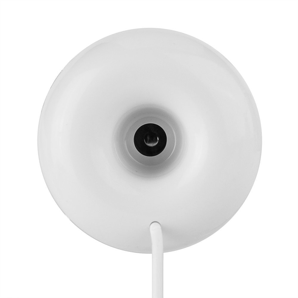 Beufee USB Donuts Humidifier, Cute Mist Humidifier Atomization Spray Humidifier Floats on The Water for Home Office Car(White)
