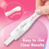 Easy@Home Pregnancy Test Sticks: 5 Count - Reliable and Early Detection Pregnancy Sticks - Precise Results in Minutes - Easy to Use at Home Urine Pregnancy Tests with Curved Handle view 2