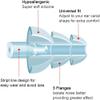 4Pairs Ear Plugs for Sleeping,Soft Silicone Earplugs Noise Cancelling,Black Earplug for Swimming Snoring Concerts Shooting Airplanes. view 4