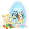 Galerie Bluey Jumbo Easter Egg with Assorted Treats, Includes Character Candy, Jelly Beans, and Stickers, Basket Stuffer, 2.71 Ounces view 1