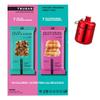 NUTRI HEALTH ONE Bundle: Keychain Pill Holder + TRUBAR Protein Bars Variety Pack - Glazed Donuts & Cookie Dough - Soy, Dairy, Gluten-Free - Non-GMO - High Protein VEGAN Snack view 1
