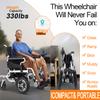 Electric Wheelchairs for Adults,20 Miles Lange Travel Range,Lightweight Foldable Motorized Wheelchair for Seniors,Durable All Terrain Power Wheelchair,Airline Approved Intelligent Electric Wheelchair view 2