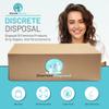 Discrete Disposal Bags - Pop Up Box Design, Sanitary disposal bags feminine and personal use view 3