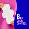 Carefree Ultra Thin Pads for Women, Regular Pads with Wings, 28ct | Carefree Pads, Feminine Care, Period Pads & Postpartum Pads | 28ct (Pack of 1) view 4