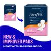Carefree Ultra Thin Pads for Women, Overnight with Wings | Feminine Care & Postpartum Protection | 40ct (Pack of 1) view 4