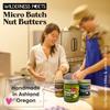 Wilderness Poets, Raw Macadamia Nut Butter - 3 Pack (8 Ounce Jars) - Vegan, No Salt - Glass Jars view 2