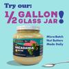 Wilderness Poets, Raw Macadamia Nut Butter - 3 Pack (8 Ounce Jars) - Vegan, No Salt - Glass Jars view 3