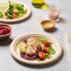 100% Compostable Paper Plates Heavy Duty - 150 Pack Biodegradable Disposable Plates  9 Brown Disposable Dinner Plates Made of Eco-Friendly, Natural Unbleached Sugarcane Bagasse, Microwavable Plates view 3