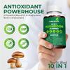 11-in-ONE Mushroom Complex Gummies - 10x Mushroom Supplement W Lions Mane - Nootropic Brain Supplement, Immune Support, All Natural 60 Count Gummies. view 4