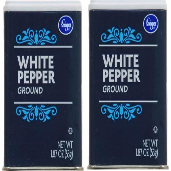 Pack Of 2 Ground White Pepper 1.87 oz