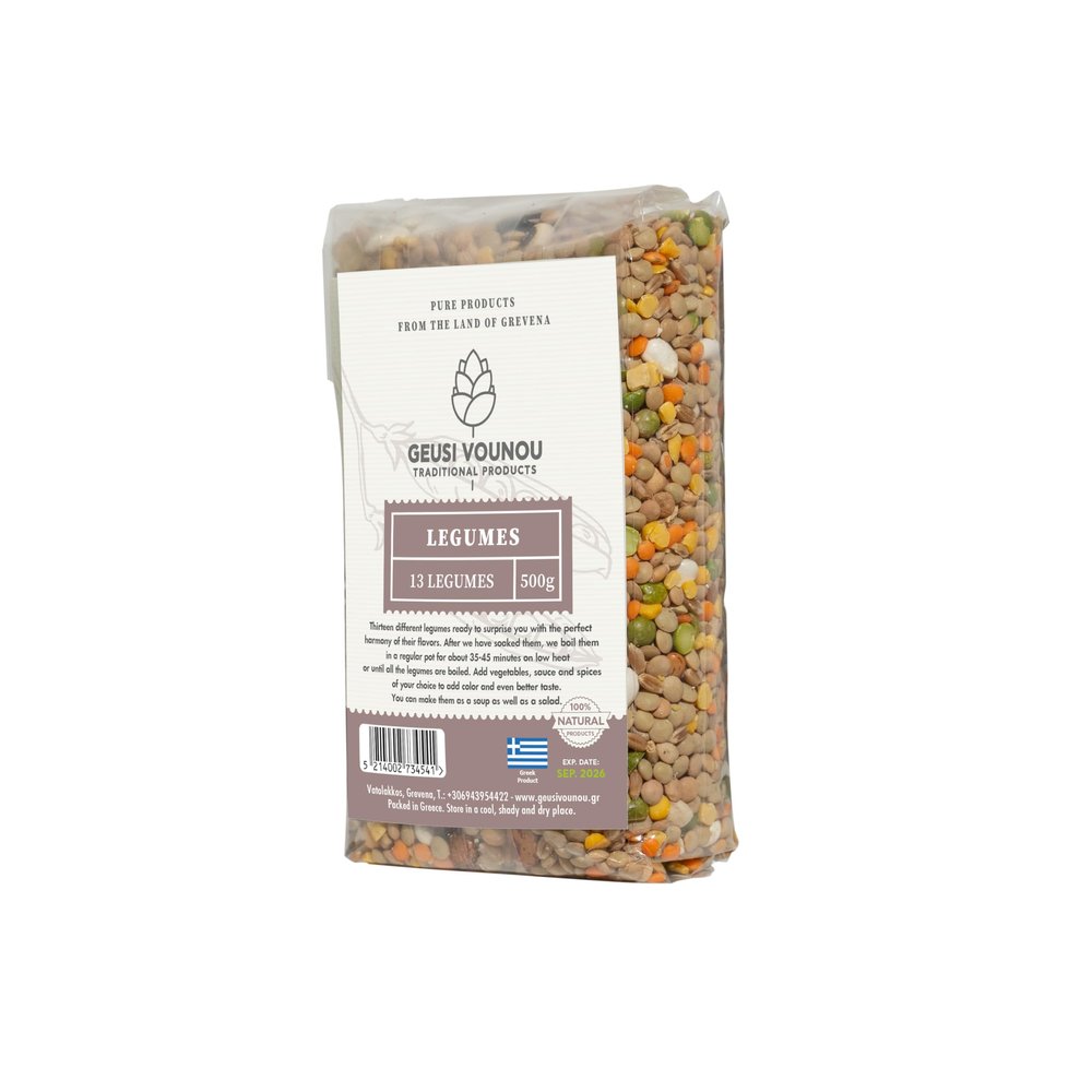 13-Bean Mix from Greece, 500g (by Geusi Vounou)