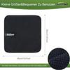 KinHwa Dish Cloths for Washing Dishes Kitchen Towels Microfiber Dish Towels for Kitchen Dish Towels Absorbent 8inch x 8inch 6 Pack (Black, 8in x 8in 10 PC) view 2