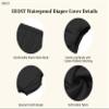 Adult Diaper Cover Silent Waterproof Plastic Rubber Pants for Incontinence Leak Protection with Light Absorbent Layer (Black, S) view 4
