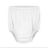 Adult Diaper Cover Silent Waterproof Plastic Rubber Pants for Incontinence Leak Protection with Light Absorbent Layer (White, 4XL) view 1