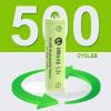 Porvoo AA Ni-MH 600mAh 1.2V Rechargeable Batteries, AA Solar Batteries for Outdoor Solar Lights, Garden Lights, String Lights (12Pack AA) view 4
